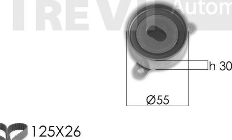 Trevi Automotive KD1455 - Hammashihnasarja inparts.fi