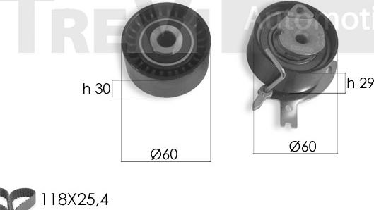 Trevi Automotive KD1422 - Hammashihnasarja inparts.fi