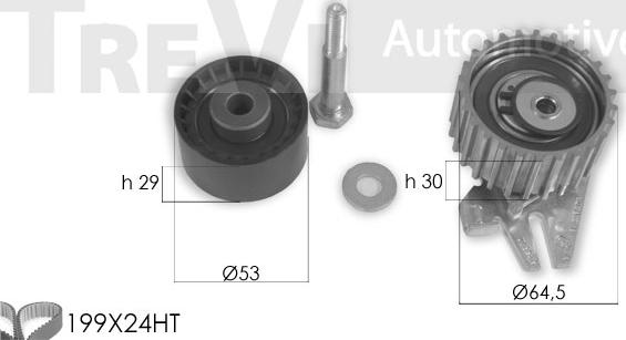 Trevi Automotive KD1427 - Hammashihnasarja inparts.fi