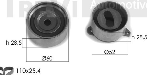 Trevi Automotive KD1141 - Hammashihnasarja inparts.fi