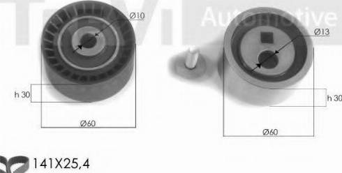 Trevi Automotive KD1108 - Hammashihnasarja inparts.fi