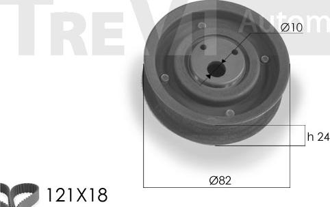 Trevi Automotive KD1111 - Hammashihnasarja inparts.fi