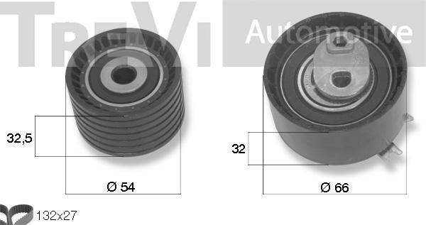 Trevi Automotive KD1185 - Hammashihnasarja inparts.fi