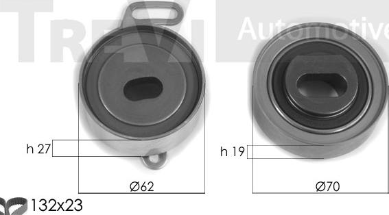 Trevi Automotive KD1344 - Hammashihnasarja inparts.fi