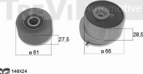 Trevi Automotive KD1382 - Hammashihnasarja inparts.fi