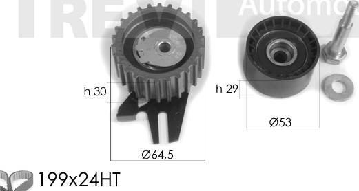 Trevi Automotive KD1331 - Hammashihnasarja inparts.fi