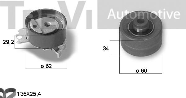 Trevi Automotive KD1210 - Hammashihnasarja inparts.fi