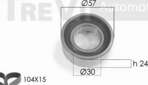 Trevi Automotive KD1217 - Hammashihnasarja inparts.fi