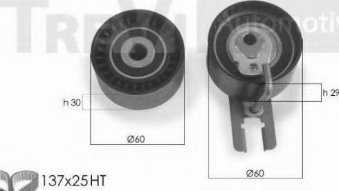 Trevi Automotive KD1287 - Hammashihnasarja inparts.fi