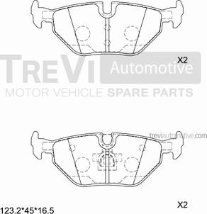 Trevi Automotive PF1056 - Jarrupala, levyjarru inparts.fi