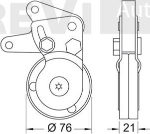 Trevi Automotive TA1687 - Hihnankiristin, moniurahihna inparts.fi