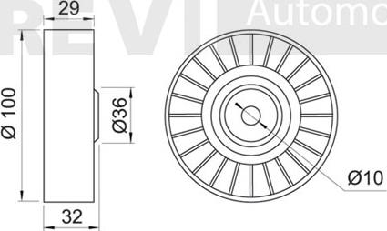 Trevi Automotive TA1009 - Ohjainrulla, moniurahihna inparts.fi