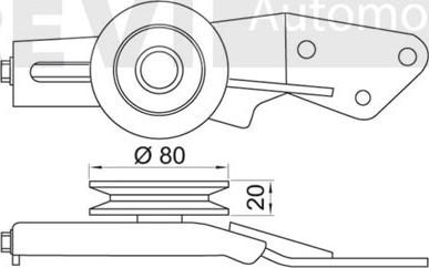 Trevi Automotive TA1390 - Ohjainrulla, moniurahihna inparts.fi