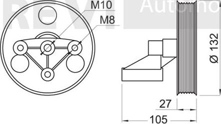 Trevi Automotive TA1748 - Ohjainrulla, moniurahihna inparts.fi