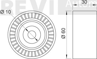 Trevi Automotive TA2055 - Ohjainrulla, moniurahihna inparts.fi