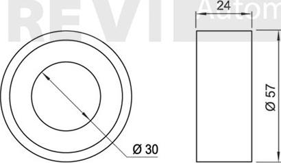 Trevi Automotive TD1506 - Ohjainrulla, hammashihna inparts.fi