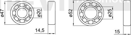 Trevi Automotive WB2140 - Pyöränlaakerisarja inparts.fi