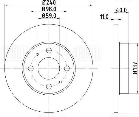 Trialli DF 190509 - Jarrulevy inparts.fi