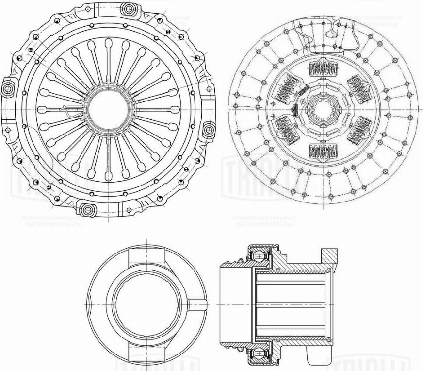 Trialli FR 821 - Kytkinpaketti inparts.fi