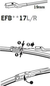 Trico EFB5517R - Pyyhkijänsulka inparts.fi