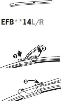 Trico EFB6514R - Pyyhkijänsulka inparts.fi