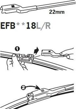 Trico EFB7318R - Pyyhkijänsulka inparts.fi