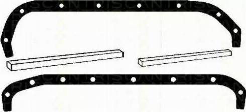 Triscan 510-2501 - Tiivistesarja, öljypohja inparts.fi