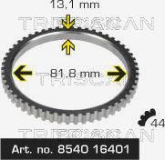 Triscan 8540 16401 - Anturirengas, ABS inparts.fi