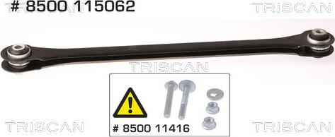 Triscan 8500 115062 - Tanko, pyöränripustus inparts.fi