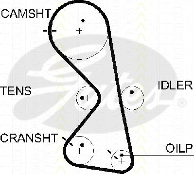 Triscan 8645 5609xs - Hammashihnat inparts.fi