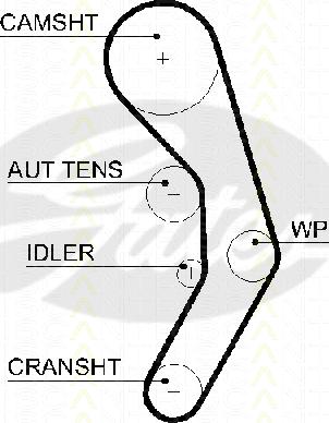 Triscan 8645 5601xs - Hammashihnat inparts.fi