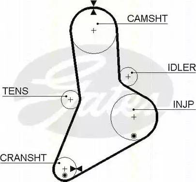 Triscan 8645 5038 - Hammashihnat inparts.fi