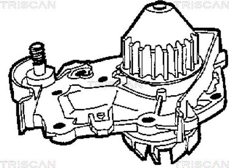 Triscan 8600 25010 - Vesipumppu inparts.fi