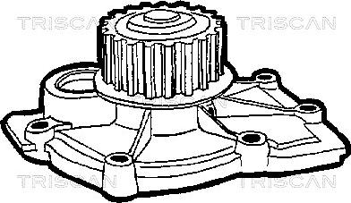 Triscan 8600 27985 - Vesipumppu inparts.fi