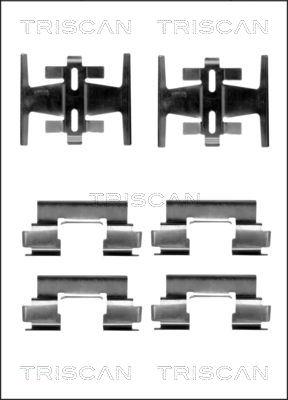 Triscan 8105 401609 - Tarvikesarja, jarrupala inparts.fi