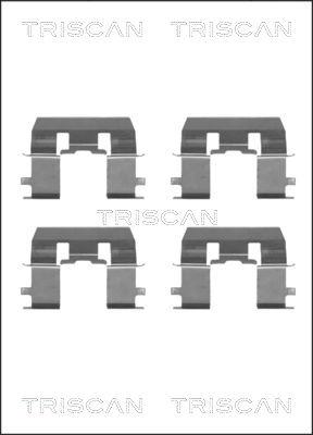 Triscan 8105 401617 - Tarvikesarja, jarrupala inparts.fi