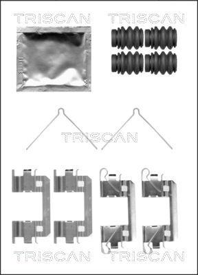 Triscan 8105 401620 - Tarvikesarja, jarrupala inparts.fi