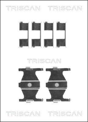 Triscan 8105 431625 - Tarvikesarja, jarrupala inparts.fi