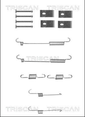 Triscan 8105 432006 - Tarvikesarja, jarrukengät inparts.fi