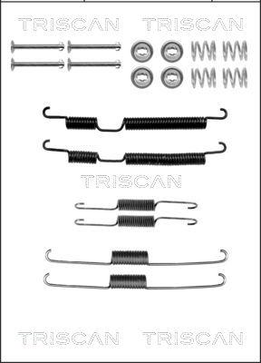 Triscan 8105 432002 - Tarvikesarja, jarrukengät inparts.fi