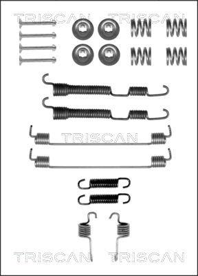 Triscan 8105 422583 - Tarvikesarja, jarrukengät inparts.fi