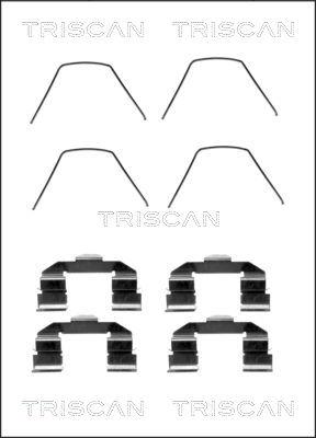 Triscan 8105 501585 - Tarvikesarja, jarrupala inparts.fi