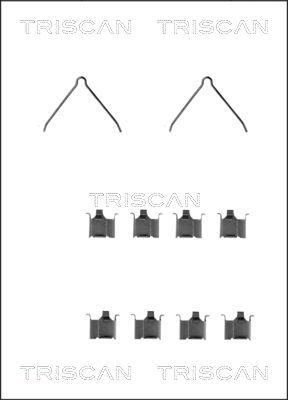 Triscan 8105 501580 - Tarvikesarja, jarrupala inparts.fi