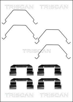 Triscan 8105 501583 - Tarvikesarja, jarrupala inparts.fi