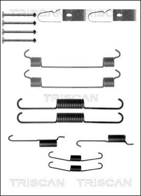 Triscan 8105 502559 - Tarvikesarja, jarrukengät inparts.fi