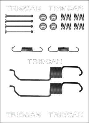 Triscan 8105 502560 - Tarvikesarja, jarrukengät inparts.fi