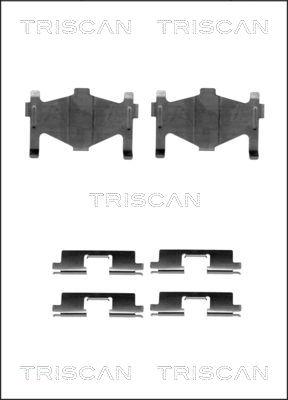 Triscan 8105 691622 - Tarvikesarja, jarrupala inparts.fi