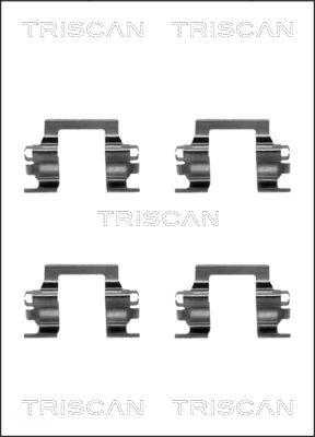 Triscan 8105 601609 - Tarvikesarja, jarrupala inparts.fi