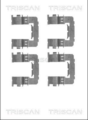 Triscan 8105 681534 - Tarvikesarja, jarrupala inparts.fi