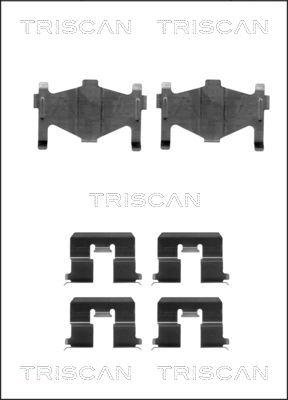 Triscan 8105 141591 - Tarvikesarja, jarrupala inparts.fi